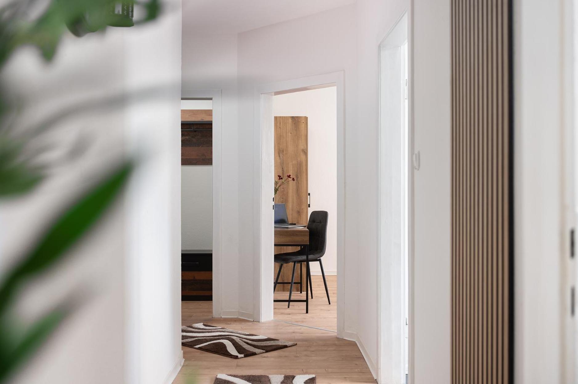 1-4 Gaeste Wohnung W-Lan, Netflix, Amazon, Parken, Arbeitsplatz, 24H Check In ,Vollausgestattet Kueche, Handtuecher Seife U,V,M Fuer Geschaeftsreisende, Paare, Familien , Даттельн Экстерьер фото